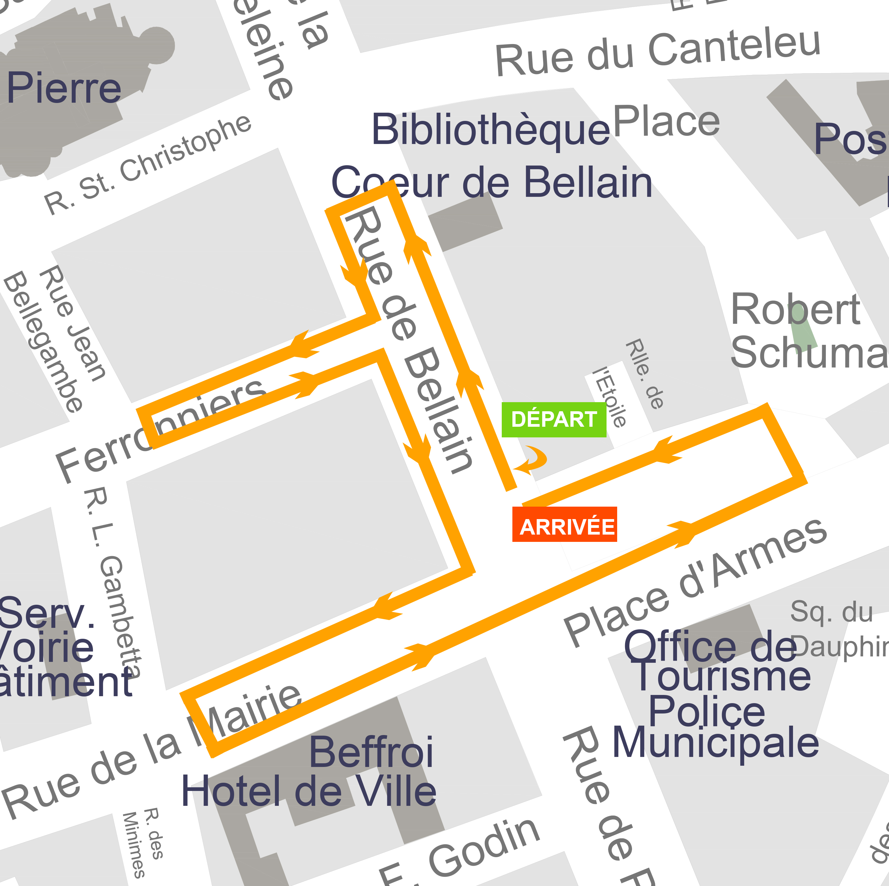 Plan de la course